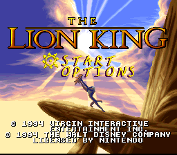 The Lion King screenshot 3 for Super Nintendo